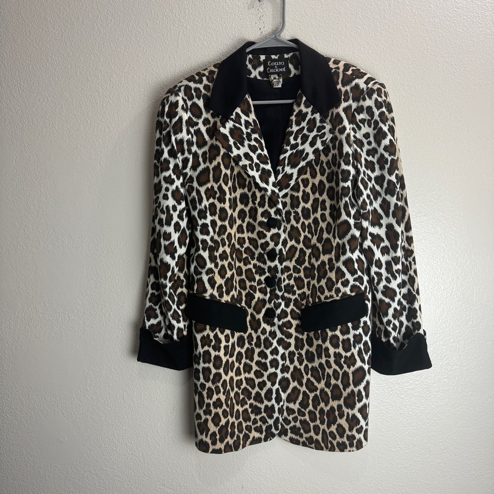 Town And Travel Blazer Coat Jacket Womens Size 10